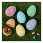 Tinsel Fillable Eggs 6 Pack  image number 1