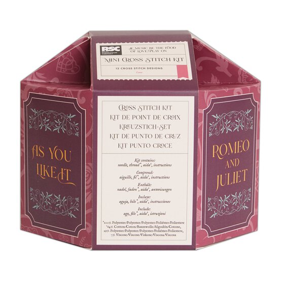 RSC Love Mini Cross Stitch Kit 12 Pack  image number 5