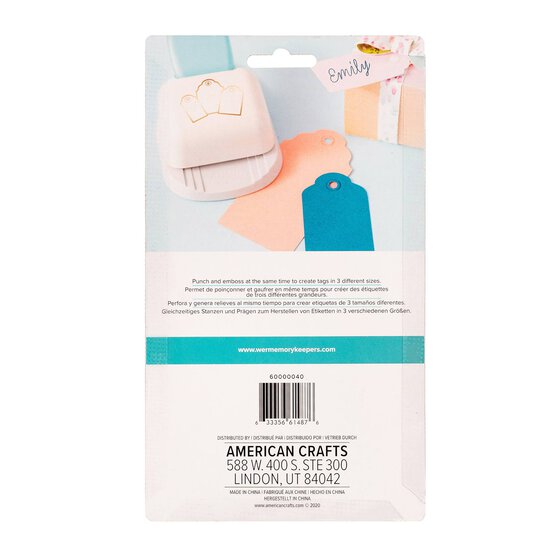 We R Makers 3-in-1 Rounded Tag Punch image number 6