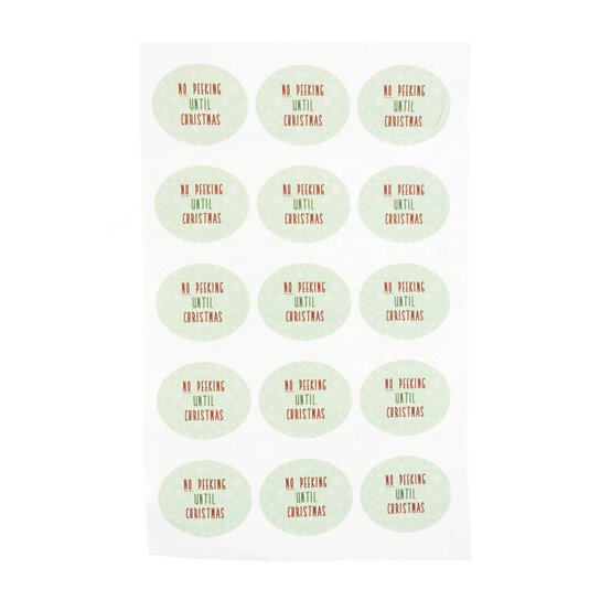 No Peeking Sticker Sheet Sticker Sheet image number 1