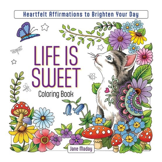 Life is Sweet Colouring Book image number 1