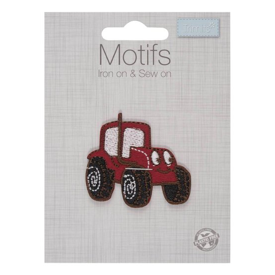 Trimits Red Tractor Iron-On Patch image number 2