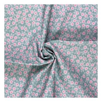 Vintage Haze Petal Piecing Cotton Fabric by the Metre