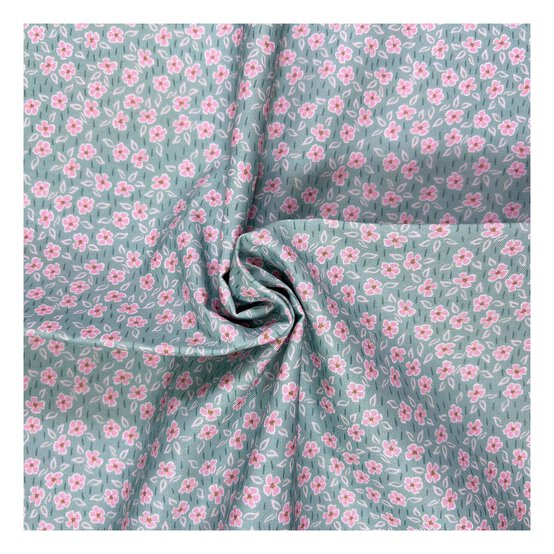 Vintage Haze Petal Piecing Cotton Fabric by the Metre image number 1