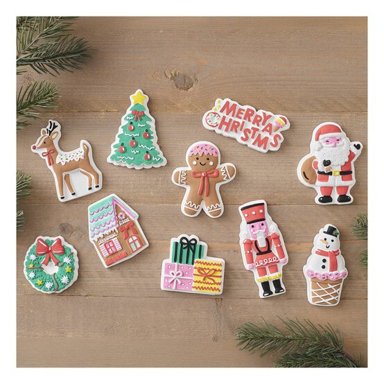 Paint Your Own Christmas Decorations Kit 10 Pack image number 2