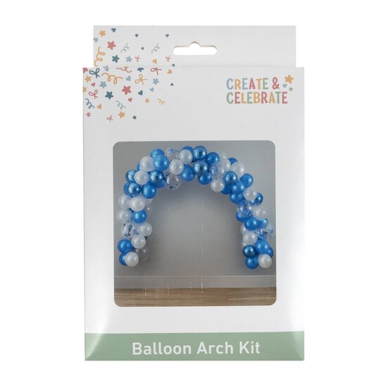 Create & Celebrate Blue Balloon Arch Kit image number 2