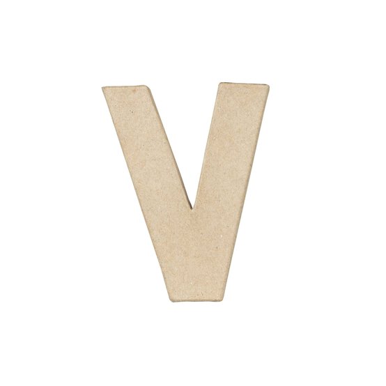 Mini Mache Letter V 10cm image number 5