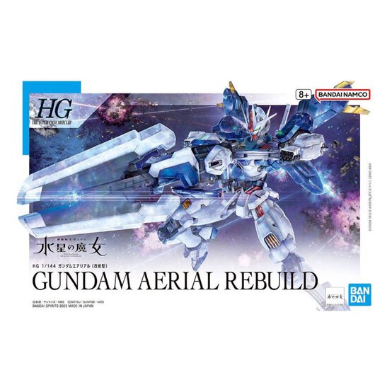 Gunpla HG Gundam Aerial Rebuild Model Set 1:144  image number 1