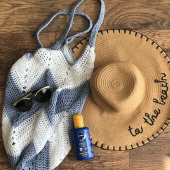 How to Crochet a Chevron Market Bag
