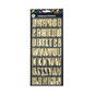 Gold Chipboard Alphabet Stickers image number 4