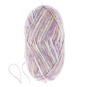 James C Brett Lavender Mix Stonewash DK Yarn 100g image number 3