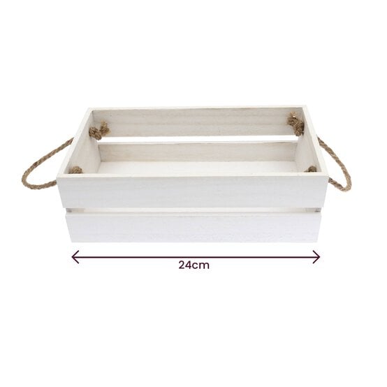 White Wooden Decorative Storage Set 3 Pieces image number 4