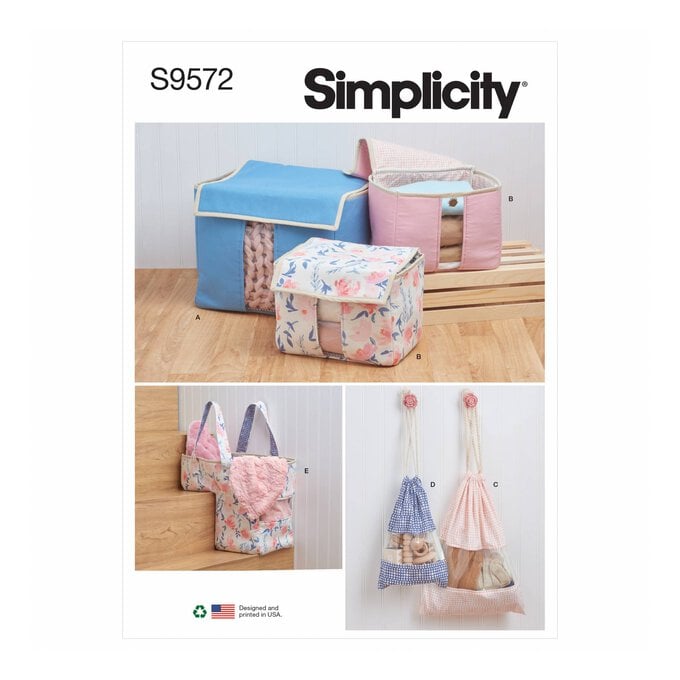 Simplicity Organisers Sewing Pattern S9572 image number 1