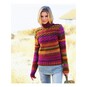Rico Creative Melange Chunky Sweater and Hat Digital Pattern 360 image number 2