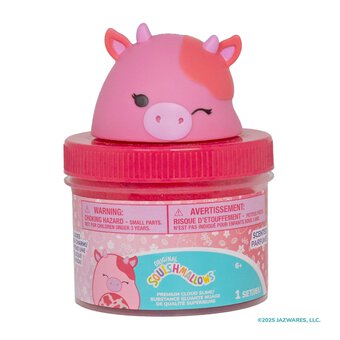Squishmallows Calynda the Cow Scented Slime
