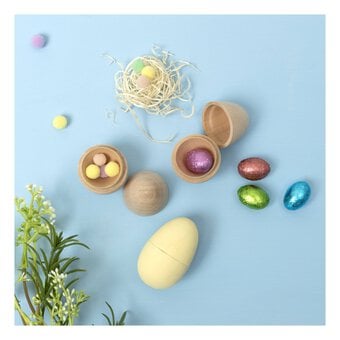 Fillable Wooden Eggs 3 Pack