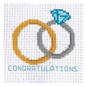 Mini Engagement Cross Stitch Kit