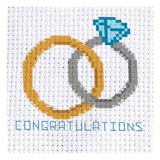 Mini Engagement Cross Stitch Kit image number 5