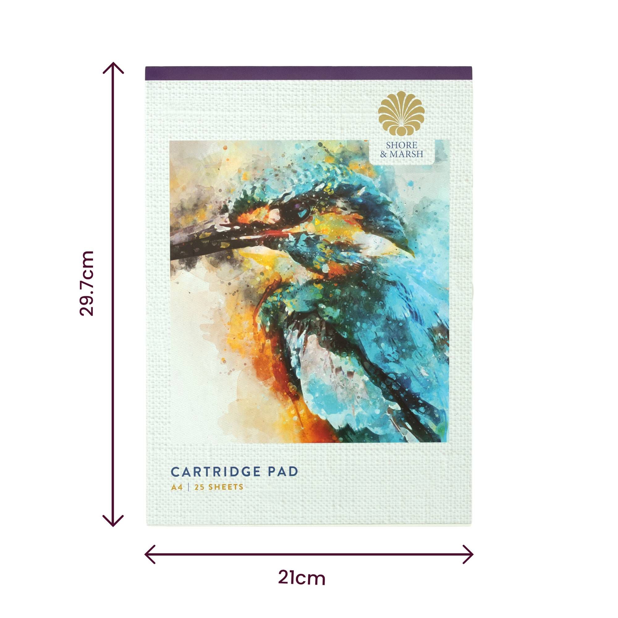 Marsh Ink Pad Shore & Marsh Cartridge Pad A4 25 Sheets | Hobbycraft