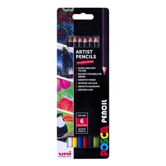 Uni-ball Posca Essential Artist Pencils 6 Pack