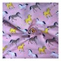 Pink Horse Polycotton Fabric by the Metre image number 1