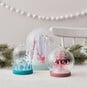 Fillable Glass Hanging Snow Globe 8cm image number 4