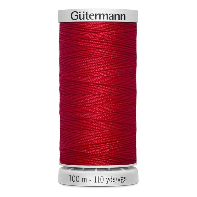 Gutermann Red Upholstery Extra Strong Thread 100m (156) image number 1