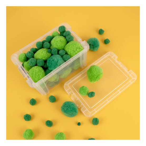 Whitefurze Allstore 1.7 Litre Clear Storage Box image number 3