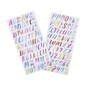 Watercolour Alphabet Chipboard Stickers 150 Pieces image number 1