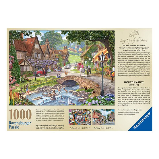 Ravensburger Blossoms Flower Shop Jigsaw Puzzle 1000 Pieces image number 4