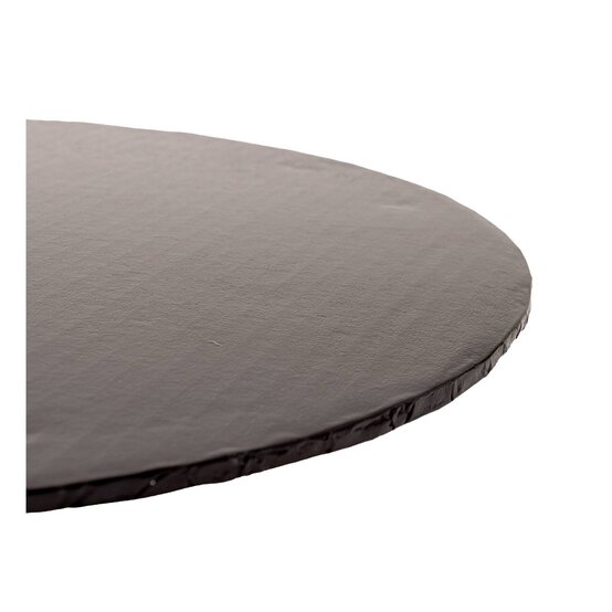Black Round Double Thick Card Cake Board 12 Inches image number 2