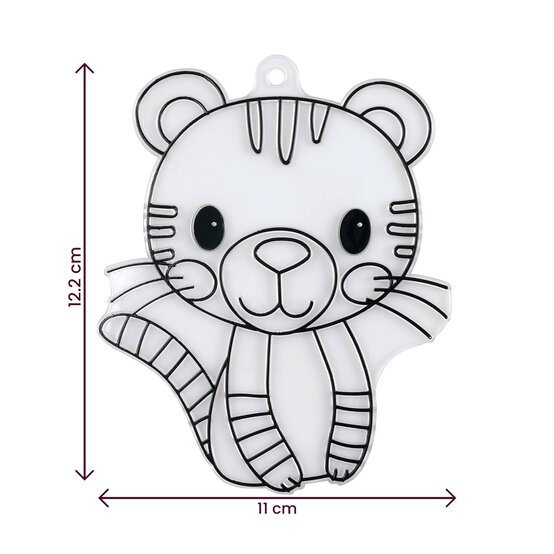 Tiger Plastic Suncatcher image number 6