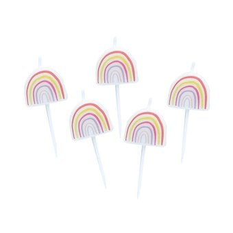 Enchanted Rainbow Candles 5 Pack