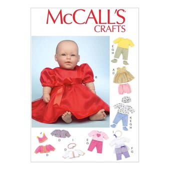 McCall’s Doll Clothes Sewing Pattern M7066
