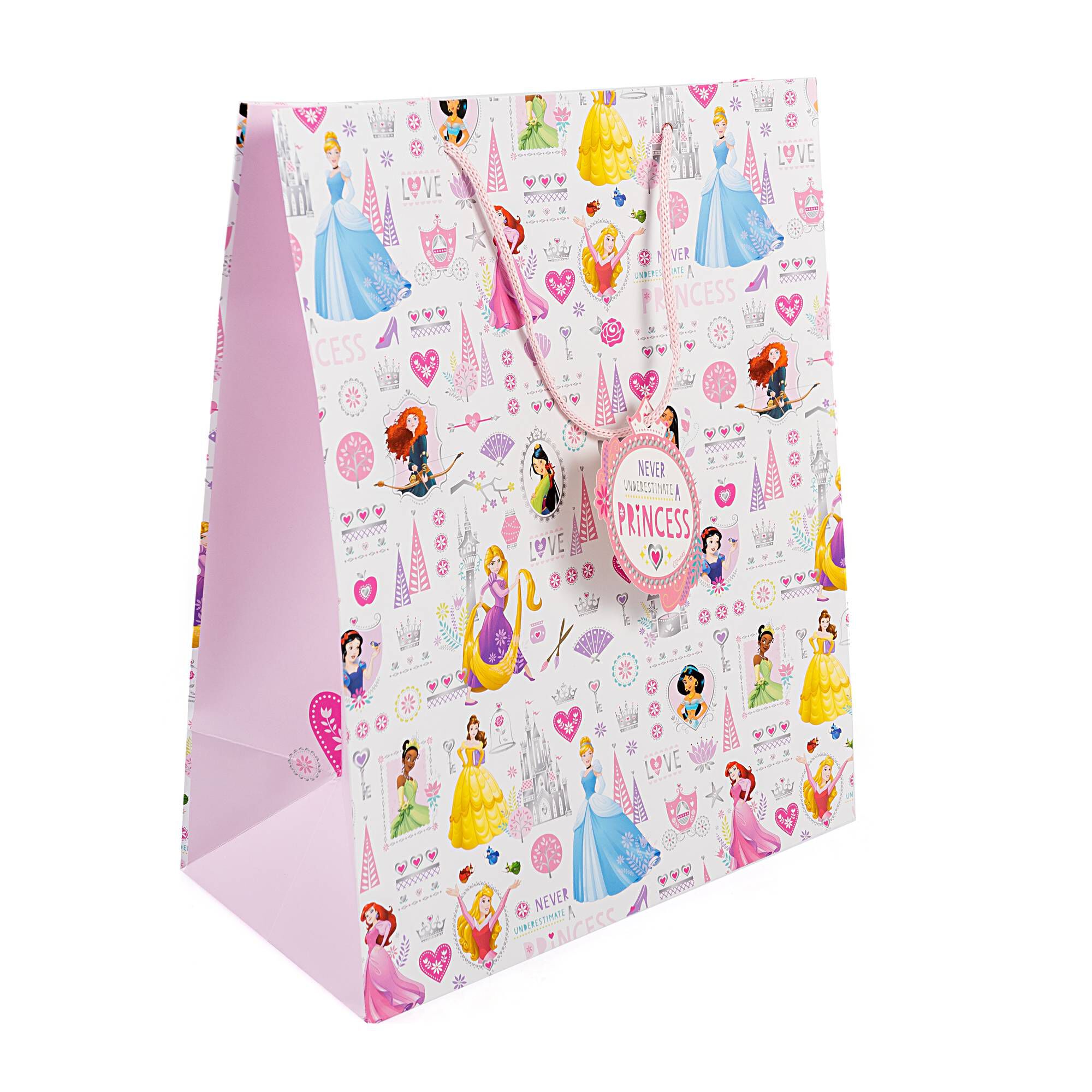 Disney Princess Gift Bag 36cm x 27cm Hobbycraft