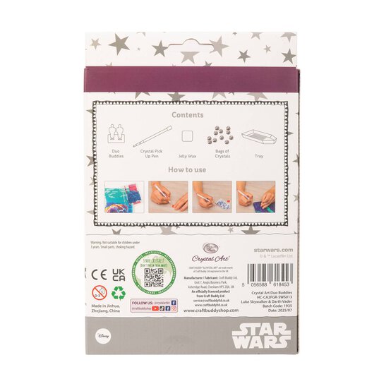 Crystal Art Luke Skywalker and Darth Vader Duo Buddies Kit image number 5