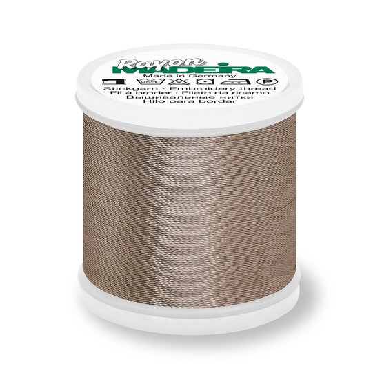 Madeira Taupe Rayon 40 Thread 200m (1128) image number 1