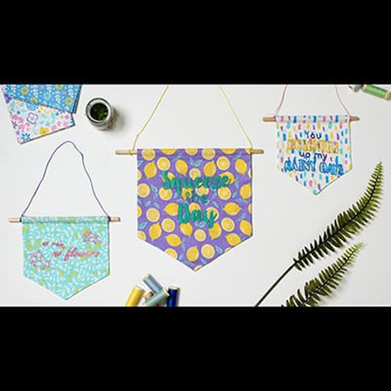 How to Sew Embroidery Wall Hangings image number 1