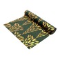 Gold and Green Leaves Table Runner 28cm x 2.75m  image number 1
