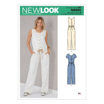 New Look Women's Jumpsuit Sewing Pattern N6661
