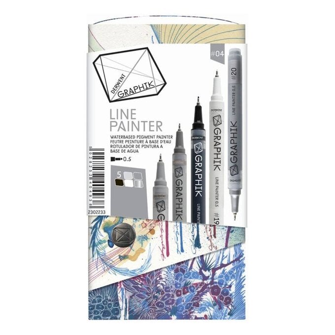 Derwent Paint Markers Pack 4 5 Pack image number 1