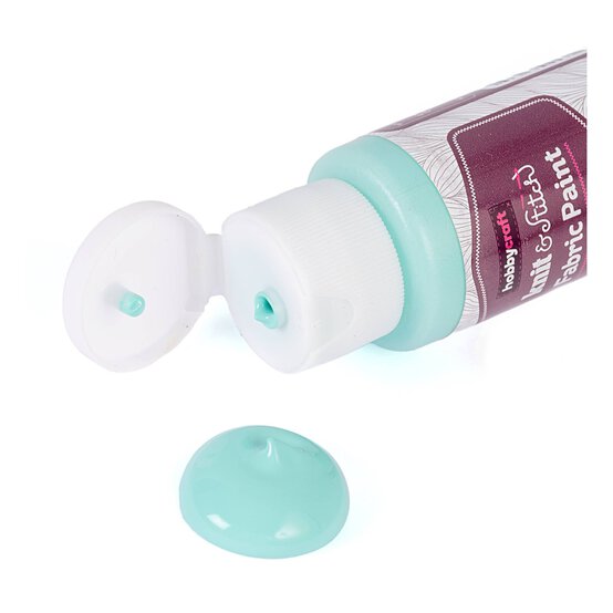 Mint Green Fabric Paint 60ml  image number 2