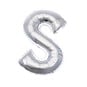 Extra Large Silver Foil Letter S Balloon image number 1