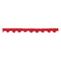 Red 7mm Pom Pom Trim by the Metre image number 2