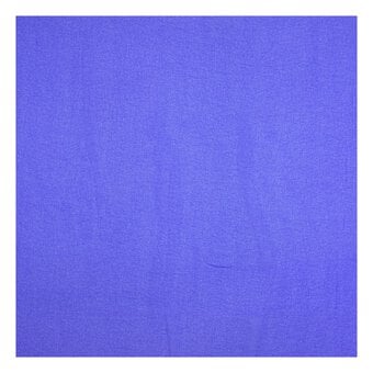 Royal Blue Crepe Georgette Fabric by the Metre image number 2