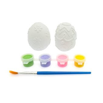 Paint Your Own Ceramic Egg Decorations 2 Pack
