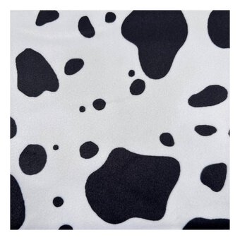 Cow Animal Velour Fabric by the Metre