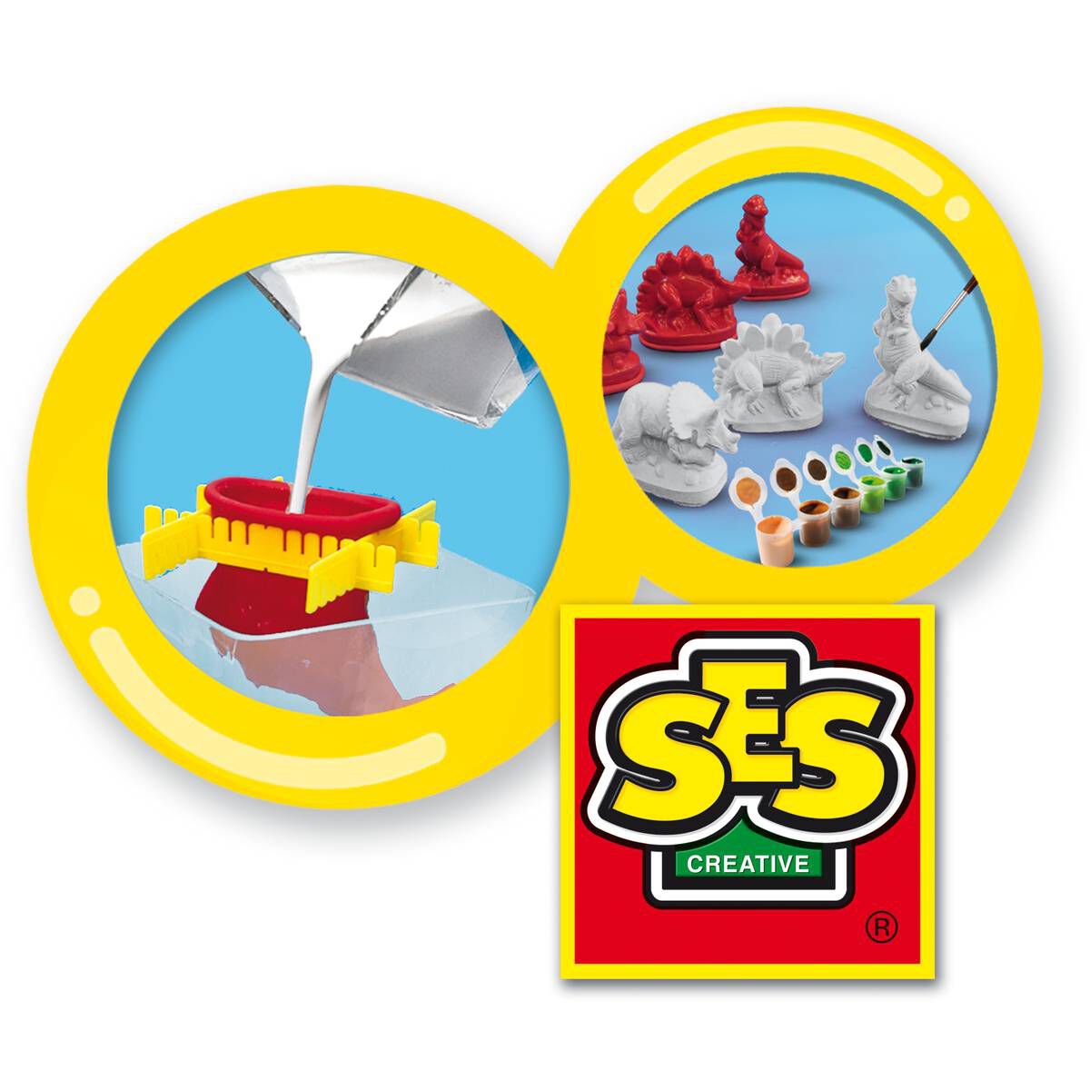 SES Creative Dinosaur Cast and Paint Set Hobbycraft