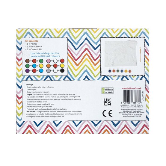 Paint Your Own T-Rex Ceramic Kit image number 7