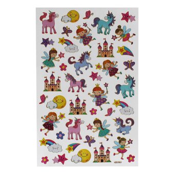 Large Unicorn Laser Stickers Set